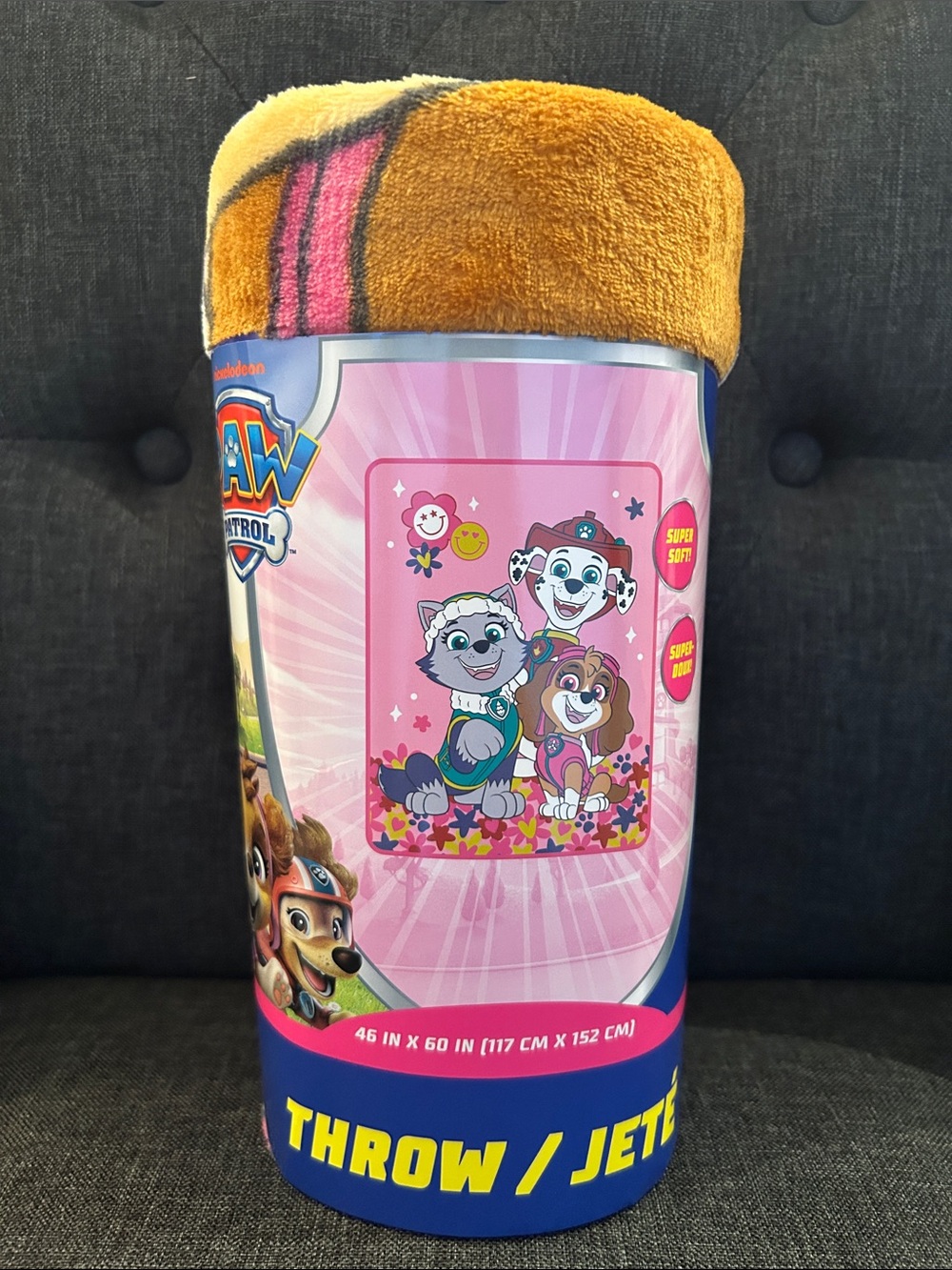 NEW 🆕 Paw Patrol Plush Throw Blanket 46x60 in